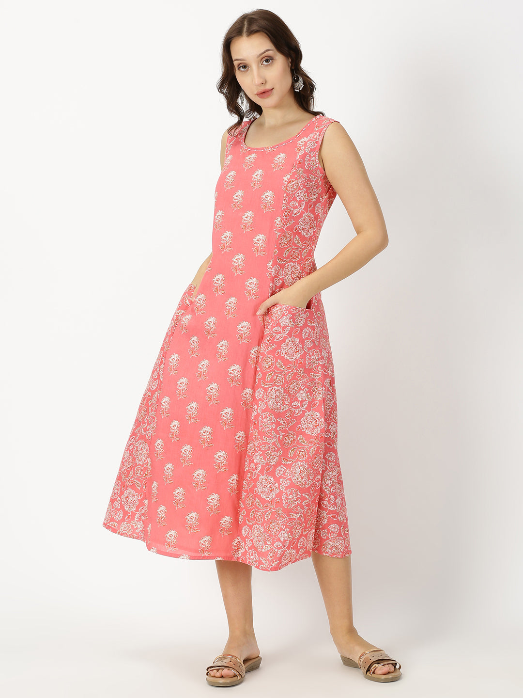 Cotton Midi Dress For Ladies Manufacturer Supplier from Jaipur India